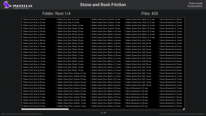 Stone and Rock Friction - Contents Screenshot 01